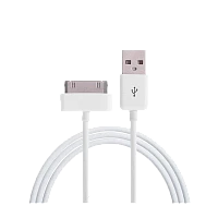 Кабель Gembird USB (m)-Apple 30pin (m) 1м силикон белый