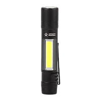 Фонарь универсальный ЭРА MB-702 Сапер АРМИЯ РОССИИ 1.5W COB от батареек отвертки черный (1/12/48)