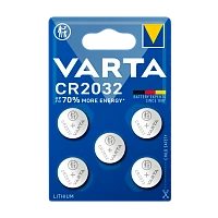 Батарейка Varta ELECTRONICS CR2032 BL5 Lithium 3V (6032) (5/50/500)