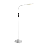 Торшер Camelion KD-871F 15W 230V LED 3 режима на основании с пультом белый (1/3)