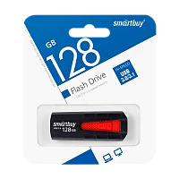 Флеш-накопитель Smartbuy Iron 128GB USB3.0 пластик черный красный 