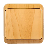 Выключатель Smartbuy "Юпитер" 1-клав.10A светлое дерево (1/10)