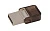Флеш-накопитель Kingston DataTraveler microDuo 32GB USB2.0 microUSB (m) металл коричневый