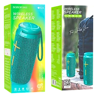 Портативная колонка Borofone BR24 bluetooth 5.3 FM/TF/USB/AUX голубой (1/40)