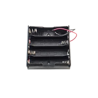 Батареечный отсек ET AA 4S1P-W с проводами