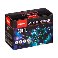 Гирлянда Старт НГ 20LED 3.0м шарики мишура 8 режимов ассорти (1/50)