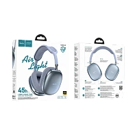 Наушники полноразмерные HOCO W35 Air bluetooth 5.3 с микр. синий (1/40) 