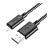 Кабель HOCO X88 USB (m)-Lightning (m) 1.0м 2.4A ПВХ черный (1/420)