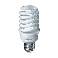 Лампа люминесцентная Navigator SF10 E14 11W 4000К 220-240V спираль (1/12/108)