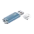 Флеш-накопитель Smartbuy V-Cut 8GB USB2.0 пластик синий