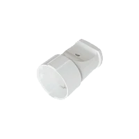 Розетка Прогресс Гнездо 10A Б/З Негорючий PP пластик белый (1/20/200)