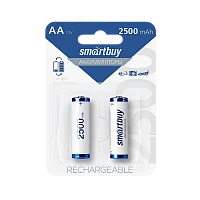 Аккумулятор бытовой Smartbuy HR6 AA BL2 NI-MH 2500mAh (2/24/240)