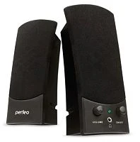 Колонки 2.0 Perfeo UNO Jack 3.5мм черный