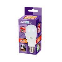 Лампа светодиодная JAZZway A60 E27 15W 4000К 230V груша матовая (1/10/100)