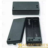 Батареечный отсек AA на 2 батарейки, закрытый с выключателем