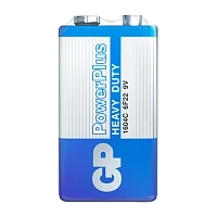 Батарейка GP PowerPlus Крона 6F22 Shrink 1 Heavy Duty 9V (1/10/500)