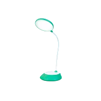 Светильник настольный Ultraflash UF-744 6W на основании сенс. 3 ур.ярк.+3цв. зеленый (1/60)