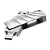 Флеш-накопитель Borofone Soul BUD3 16GB USB3.0 Type-C (m) металл серый (1/25)