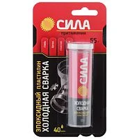 Клей Сила эпоксидный 55г холодная сварка пластилин BL1 шоу-бокс (1/12) 