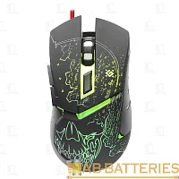 Мышь проводная Defender GM-703L Alfa игровая USB черный (1/40)