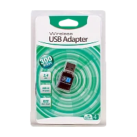 Wi-Fi адаптер Без бренда WD-3505B 2.4 ГГц 150Мбит USB 802.11 без антенны черный (1/500)