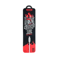 Кабель Remax RC-043m Knight USB (m)-microUSB (m) 1м 2.1A серебряный