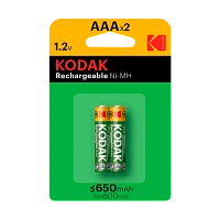 Аккумулятор бытовой Kodak HR03 AAA BL2 NI-MH 650mAh (2/20/240/16800)