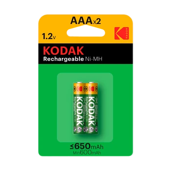 Аккумулятор бытовой Kodak HR03 AAA BL2 NI-MH 650mAh (2/20/240/16800)