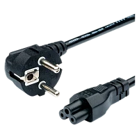 Кабель питания Atcom AT15270 евровилка-IEC 320 C5 1.8м ПВХ черный (1/10/100)