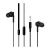 Наушники внутриканальные Borofone BM33 с микр. черный (1/62/248)