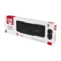 Набор клавиатура+мышь беспроводной Smartbuy 230346AG ONE черный (1/20) 