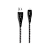 Кабель HOCO U56 USB (m)-Lightning (m) 1.2м 2.4A металл серый (1/28/168)