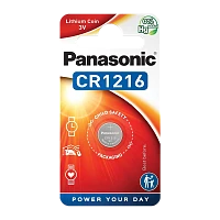 Батарейка Panasonic Power Cells CR1216 BL1 Lithium 3V (1/12)