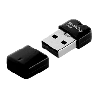 Флеш-накопитель Smartbuy ART 64GB USB2.0 пластик черный 