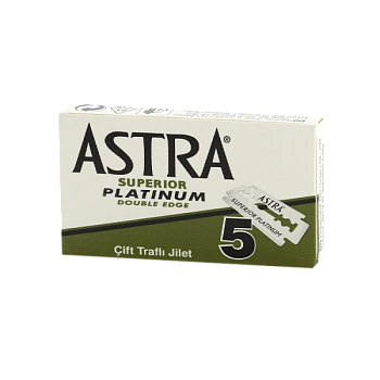 Лезвия Astra Superior PLATINUM 5шт в упаковке, цена за 1 лезвие (5/100/2000)