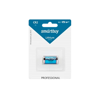 Батарейка Smartbuy CR2 BL1 Lithium 3V (1/12/144)