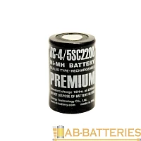 Аккумулятор ET RC-4/5SC2200 23.0*34.0, 1.2В, 2200мАч, Ni-MH с повышенной токоотдачей (1/25/400)