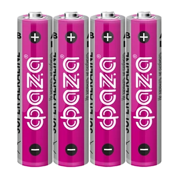 Батарейка Фаzа Super LR03 AAA Shrink 4 Alkaline 1.5V (4/96/384)