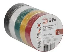 Изолента ЭРА 15мм*10м ПВХ ассорти (1/5/500)