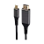 Кабель GoPower Type-C (m)-HDMI (m) 2.0м ПВХ 4K 60Hz черный Premium Zip-Lock c подвесом (1/100)