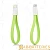 Кабель Smartbuy iK-502m USB (m)-Lightning (m) 0.2м 2.1A силикон зеленый (1/500)