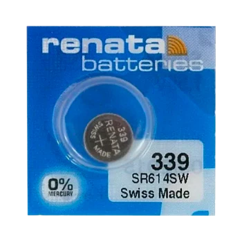 Батарейка Renata 339 Silver Oxide 1.55V (1/10/100)