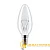 Лампа накаливания Без бренда E12 25W 220-240V свеча DP-704 прозрачная