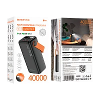Внешний аккумулятор Borofone BJ66 40000mAh 3.0A 22.5W 2USB черный (1/15)