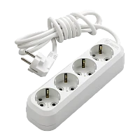 Удлинитель Makel 4р.С/З 16A 3.0м 3x1мм² IP20 белый MGP153 (1/12)