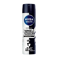 Дезодорант мужской Nivea BLACK&WHITE спрей 150мл (1/6)
