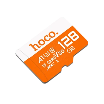 Карта памяти microSD HOCO 128GB Class10 A1 UHS-I (U3) 100 МБ/сек V30 (1/100)