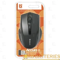 Мышь беспроводная Defender MM-665 Accura классическая USB черный (1/40)