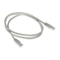 Патч-корд 5Bites PUT50-020A RJ-45 (m)-RJ-45 (m) 2м кат.5е ПВХ серый