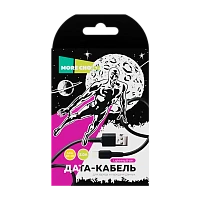 Кабель MORE CHOICE K14i USB (m)-Lightning (m) 0.25м 2.0A TPE черный (1/24/240)
